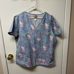 Women’s scrub top, excellent condition.